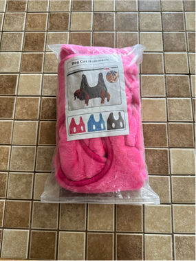 Unbranded Dog Cat Grooming Hammock One Size Pink Blue